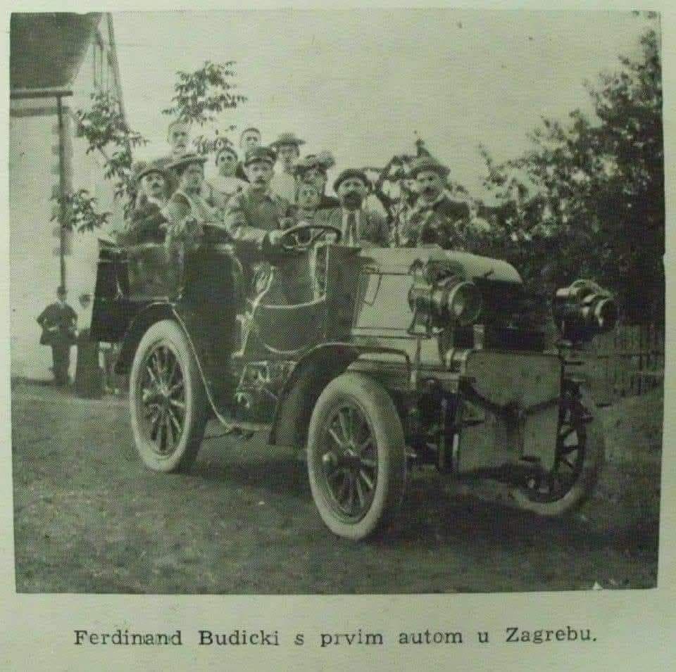 Prvi automobil Ferdinanda Budickog (časopis 'Zagreb' 1938. godine)